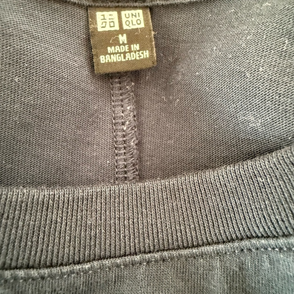 Uniqlo Relaxed Crewneck Sweatshirt - Dark Blue - Picture 4 of 5